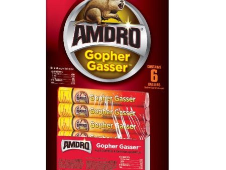 Amdro Gopher Gasser (Pack Of 6) Online now