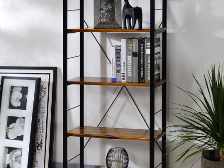 Jurgen Oak & Black Bookshelf Discount