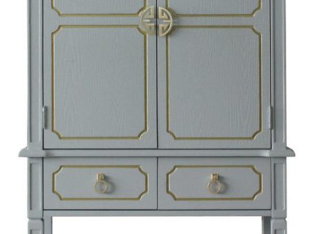 Acme Furniture House Marchese Cabinet in Pearl Gray 68865 on Sale