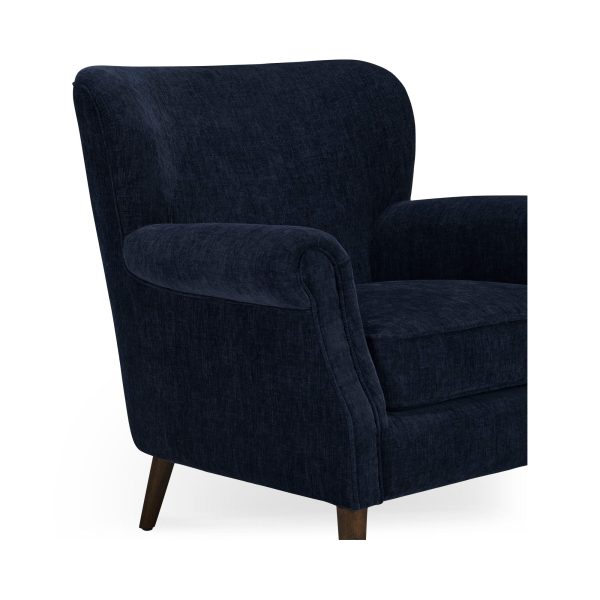 Harriet - Accent Chair - Dark Blue Fashion