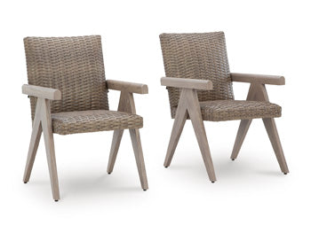 Cliff Trails Outdoor Arm Chair (Set of 2) Online Sale