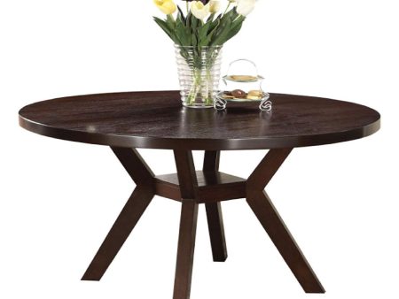 Acme Furniture Drake Round Dining Table in Espresso 16250 on Sale