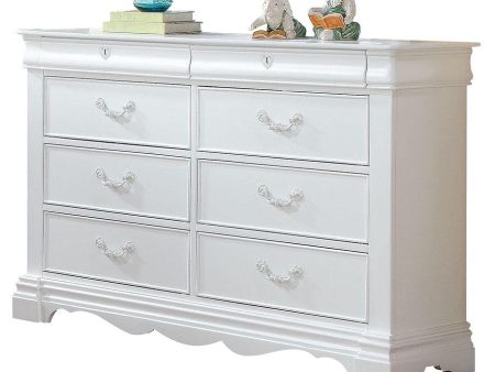 ACME Estrella Youth Dresser in White 30245 For Cheap