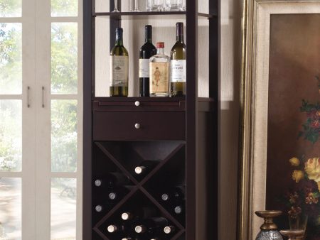 Casey Wenge Wine Cabinet Hot on Sale