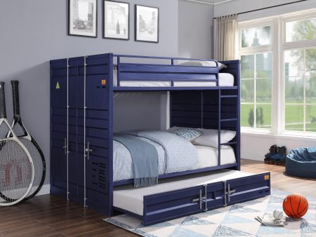 Cargo Blue Bunk Bed (Full Full) Discount