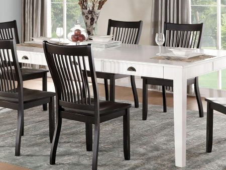 Acme Furniture Renske Rectangular Dining Table in Antique White 71850 Online Hot Sale