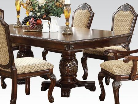 Acme Chateau de Ville Double Pedestal Dining Table in Espresso 64075 Online Hot Sale