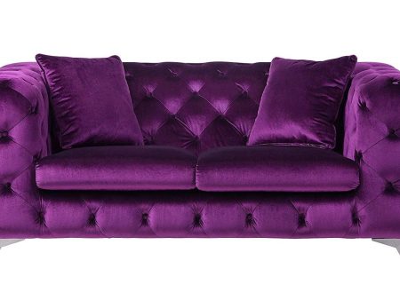 Acme Furniture Atronia Loveseat in Purple 54906 Online now