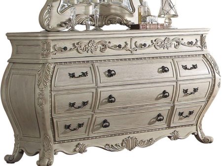 Acme Ragenardus Dresser in Antique White 27015 For Cheap