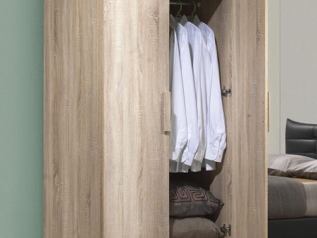 Odella Light Oak Wardrobe For Discount