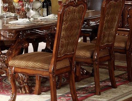 Acme Dresden Pedestal Dining Side Chairs in Brown Cherry Oak 12153 (Set of 2) Supply