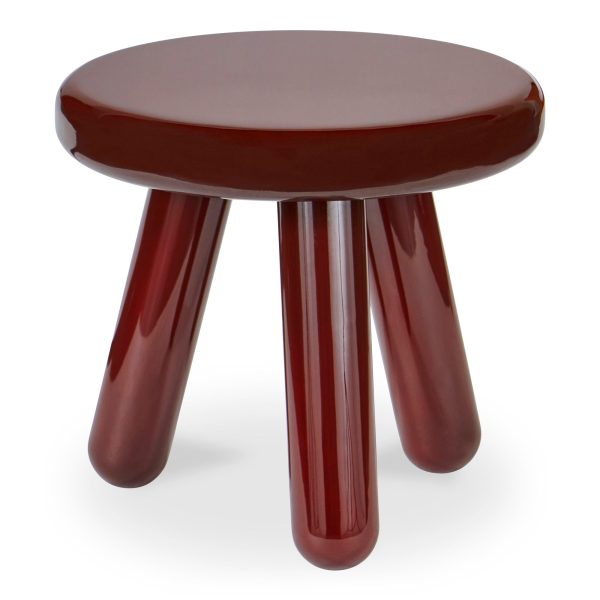 Joy - Accent Table - Dark Red Online now