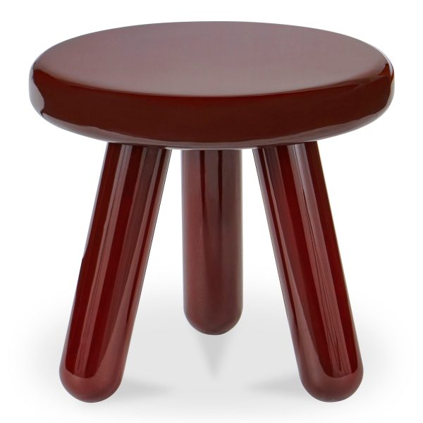 Joy - Accent Table - Dark Red Online now