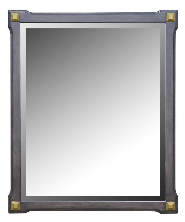 Acme Furniture House Marchese Mirror in Tobacco 28904 Fashion