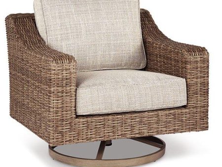 Beachcroft Outdoor Swivel Lounge with Cushion Hot on Sale