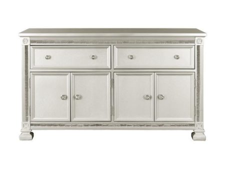 Bevelle Buffet in Silver 1958-55 For Cheap