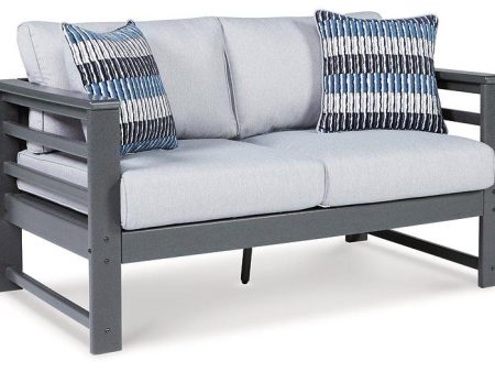 Amora Outdoor Loveseat with Cushion Hot on Sale