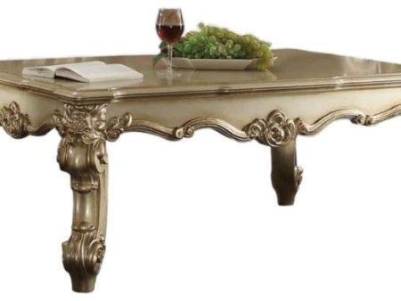 Acme Vendome Rectangular Coffee Table in Gold Patina 83120 Online now