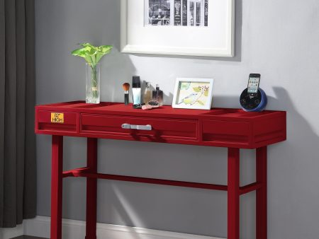 Cargo Red Vanity Desk Fashion