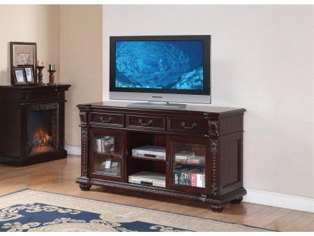 Acme Anondale TV Stand in Cherry 10321 Supply