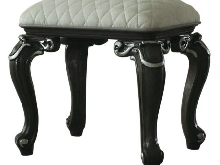 Acme Furniture House Delphine Vanity Stool in Charcoal 96885 Supply