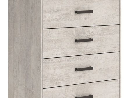 Shawburn - Whitewash - Five Drawer Chest Cheap