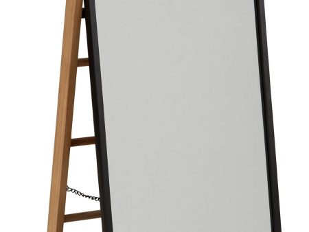 Bronick - Black   Brown - Floor Mirror For Cheap