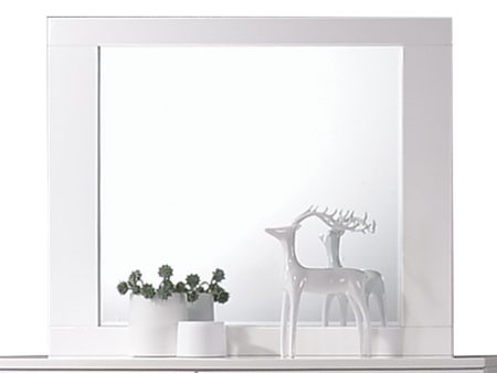 Naima II White High Gloss Mirror Fashion