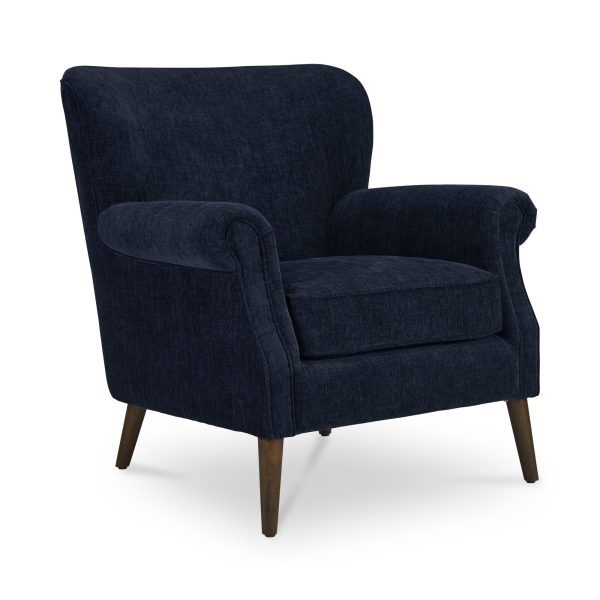 Harriet - Accent Chair - Dark Blue Fashion