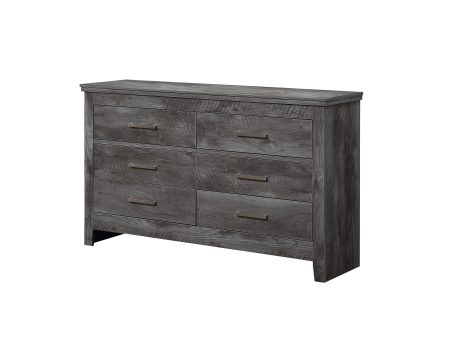 Vidalia Rustic Gray Oak Dresser For Cheap