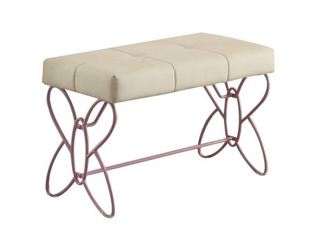 Priya II White & Light Purple Bench Sale