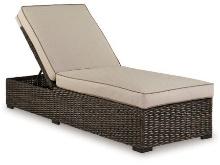 Coastline Bay Outdoor Chaise Lounge with Cushion on Sale