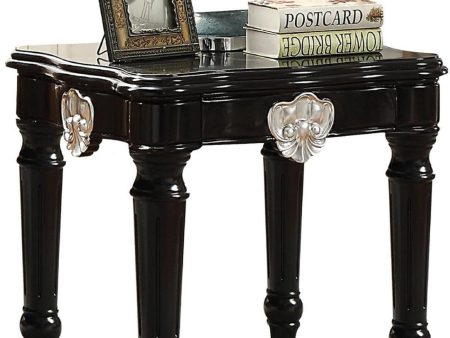 Acme Furniture Ernestine End Table in Black 82112 Fashion