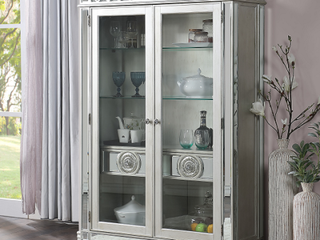 Varian Mirrored & Antique Platinum Curio Hot on Sale