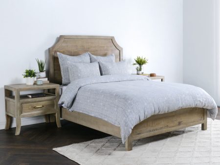 French Herringbone - 3 Piece Duvet Set For Sale