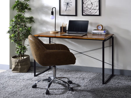 Jurgen Oak & Black Desk Hot on Sale