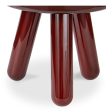 Joy - Accent Table - Dark Red Online now