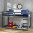 Gaston Gray Loft Bed Online now