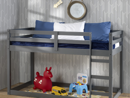 Gaston Gray Loft Bed Online now