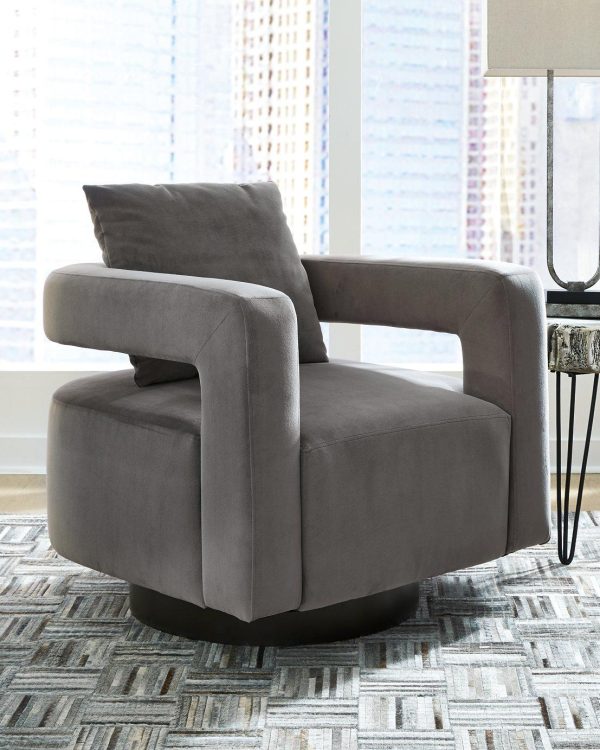 Alcoma Swivel Accent Chair For Sale