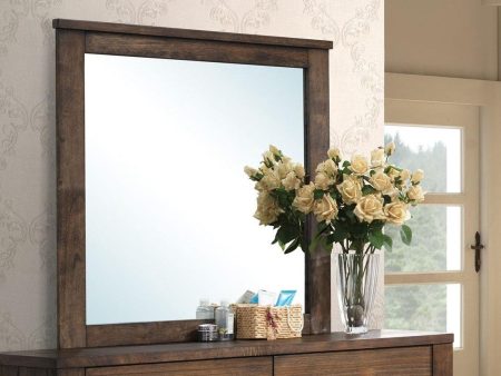 Acme Merrilee Landscape Mirror in Oak 21684 on Sale