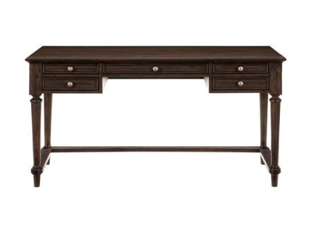 Cardano Writing Desk w  3 Working Drawers in Charcoal 1689-16 Online Sale