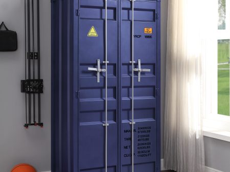 Cargo Blue Wardrobe (Double Door) Online Sale