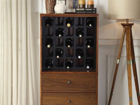 Wiesta Walnut Wine Cabinet Cheap