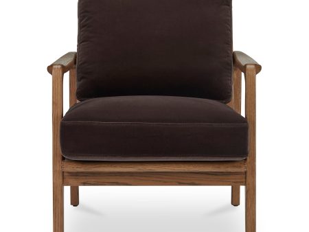 Fearne - Accent Chair - Dark Brown Online Sale