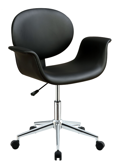 Camila Black PU Office Chair Supply