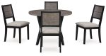 Corloda Dining Table and 4 Chairs (Set of 5) Online Hot Sale