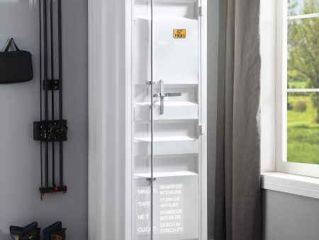 Cargo White Wardrobe (Single Door) Fashion