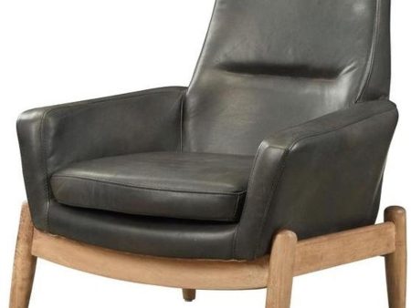 Acme Dolphin Accent Chair in Black 59533 Online Sale