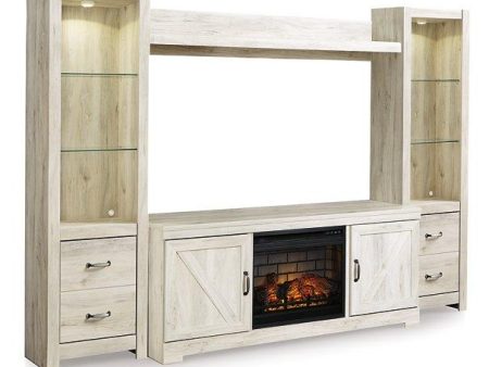 Bellaby 4-Piece Entertainment Center with Electric Fireplace on Sale